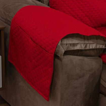 Imagem de MANTA IMPERMEÁVEL PARA SOFÁ RETRÁTIL E RECLINÁVEL DOIS LUGARES DE 1,20m COM PORTA COPOS