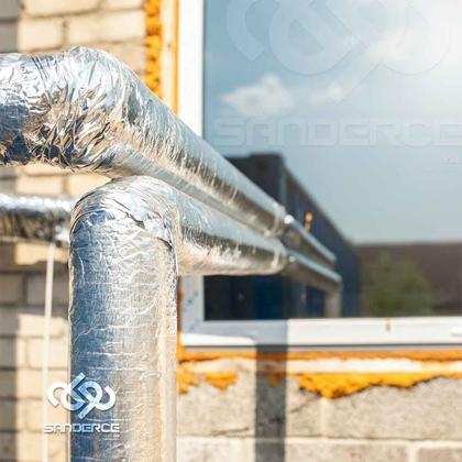 Imagem de Manta Lã de Vidro Aluminizada 60cm - 24 Metros