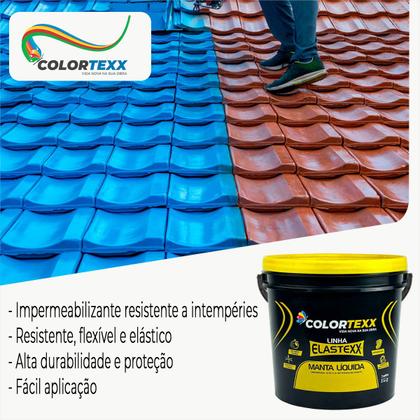 Imagem de Manta Líquida 15kg Emborrachada Secagem Rápida Kit C/2 Und