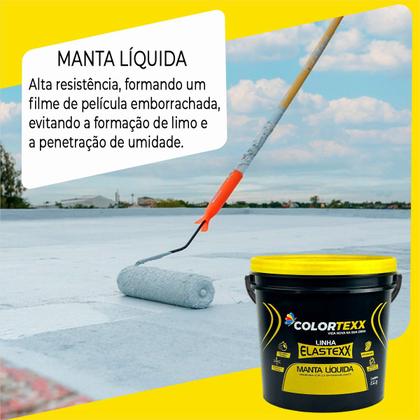 Imagem de Manta Líquida 15kg Emborrachada Secagem Rápida Kit C/2 Und