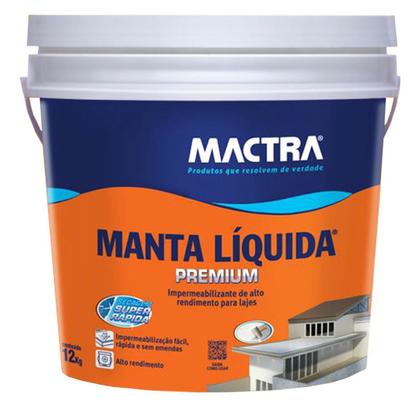 Imagem de Manta Liquida Impermeabilizante para Laje Branca 12kg  Mactra