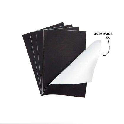 Imagem de Manta Magnética Adesivada Imã p/ Foto 50 Pedaços 10x15 cm Gv Office