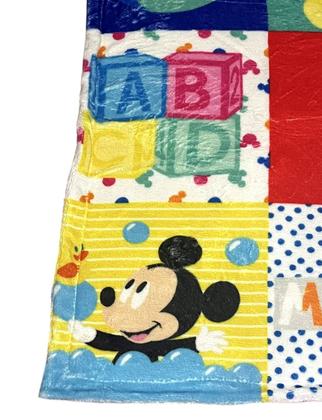 Imagem de Manta Mantinha Cobertor De Sherpa Para Bebê - Estampa Personagem Menino Mickey Mouse Baby - Disney Baby