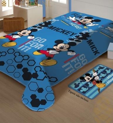 Imagem de Manta Micro Solteiro 200x150 Fun Não Alérgica Mickey Fun