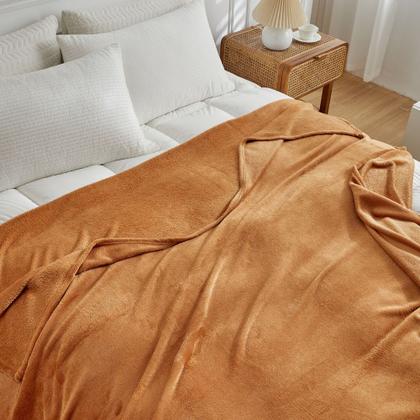 Imagem de Manta Microfibra Lisa Queen Soft Macia Macchiato