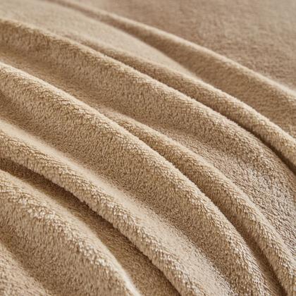Manta Microfibra Lisa Queen Soft Macia Natural - BETT DESIGN Imagem de Manta Microfibra Lisa Queen Soft Macia Natural