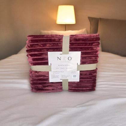 Imagem de Manta Neo Mares Solteiro Neo Clássico Camesa 150x220