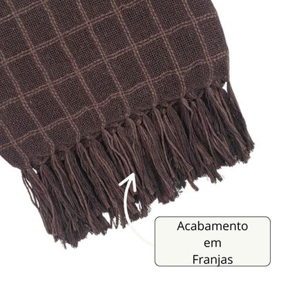 Imagem de MANTA PARA SOFA ALGODAO PEQUENA DIVERSAS CORES 1.40 x 1.20M