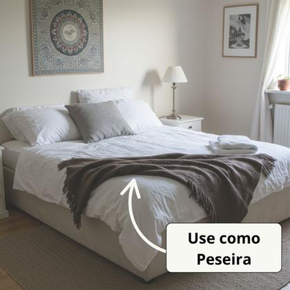 Imagem de MANTA PARA SOFA ALGODAO PEQUENA DIVERSAS CORES 1.40 x 1.20M