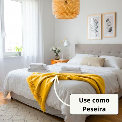 Imagem de MANTA PARA SOFA ALGODAO PEQUENA DIVERSAS CORES 1.40 x 1.20M