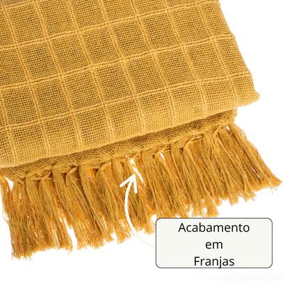 Imagem de MANTA PARA SOFA ALGODAO PEQUENA DIVERSAS CORES 1.40 x 1.20M