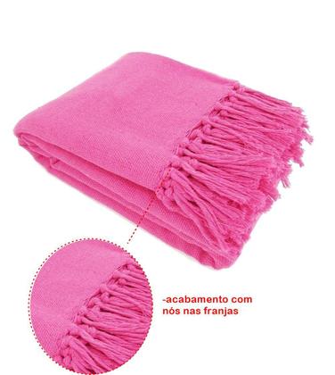 Imagem de Manta Para Sofá e Cama Decorativa Algodão Gigante 2,40x1,80 Varias cores