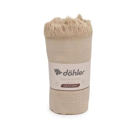 Imagem de Manta para Sofá Gigante 100 Algodão Com Franjas Marrocos Piquet Dohler