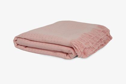 Imagem de Manta para Sofá Gigante 100 Algodão Com Franjas Marrocos Piquet Dohler