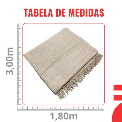 Imagem de Manta Para Sofa Gigante Grande Retrátil 300x180 Super King Retrátil Algodão