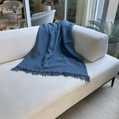 Imagem de Manta para Sofá Premium  Linha Naturalle 1,20 x 2,00m  Decoração e Conforto para sua Sala em Alto Padrão