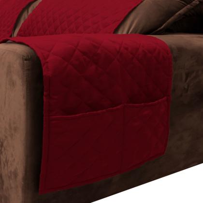 Imagem de Manta para sofá retrátil de 1,60m 2 lugares Com Bolso