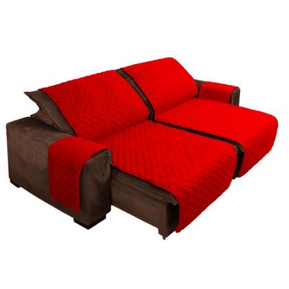 Imagem de Manta para sofá retrátil de 1,60m 2 lugares Com Bolso