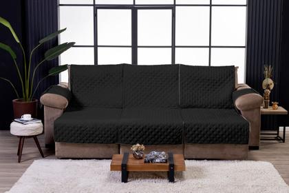 Imagem de Manta para Sofá Retrátil e Reclinável 3 Lugares 2 Metros Com Bolso Lateral e Elástico