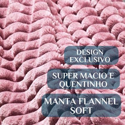Imagem de Manta Queen Size Grosso Cobertor Snow Super Quentinho WILLOW