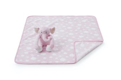 Imagem de Manta Soft Pelúcia Elefante, Ursinho Cobertor Anti-alérgico