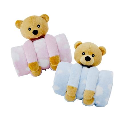 Imagem de Manta Soft Pelúcia Elefante, Ursinho Cobertor Anti-alérgico