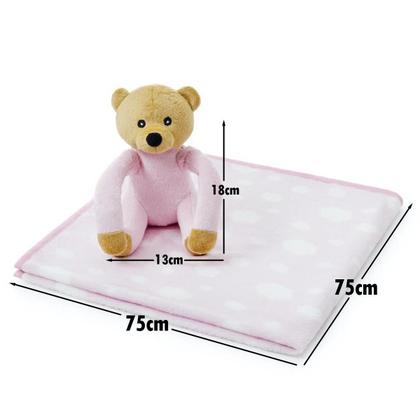 Imagem de Manta Soft Pelúcia Elefante, Ursinho Cobertor Anti-alérgico