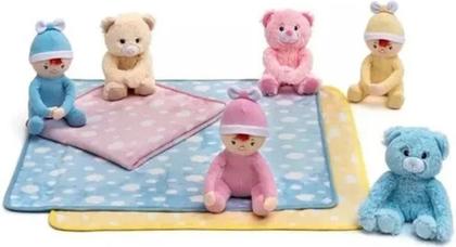 Imagem de Manta Soft Pelúcia Elefante, Ursinho Cobertor Anti-alérgico