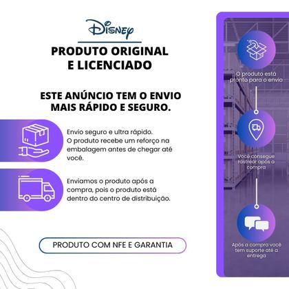 Imagem de Manta Solteiro Disney Original Linda e Macia Cobertor Frio