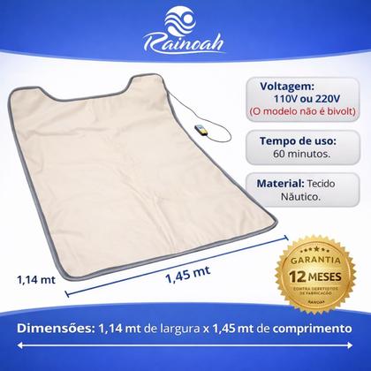 Imagem de Manta Térmica Profissional Thermavie Para Estética e Massoterapia