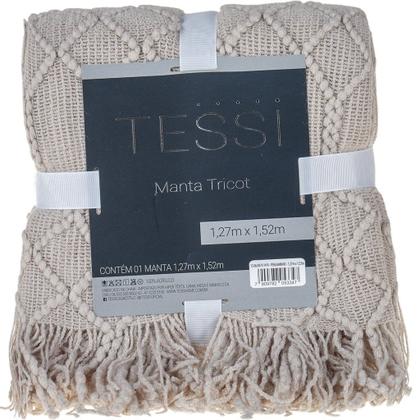 Imagem de Manta Tricot Style Decorativa 127x152 Toque Super Macio