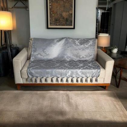 Imagem de Manta Xale Para Sofá 2,30 X 1,40 Tecido Jacquard com Franja  Decorame