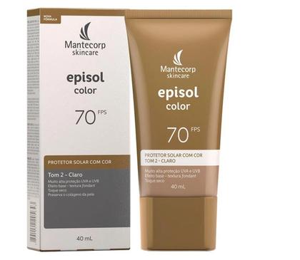 Imagem de Mantecorp Skincare Episol Kit - Pó Compacto FPS50 + Protetor Solar Tom 2 Claro