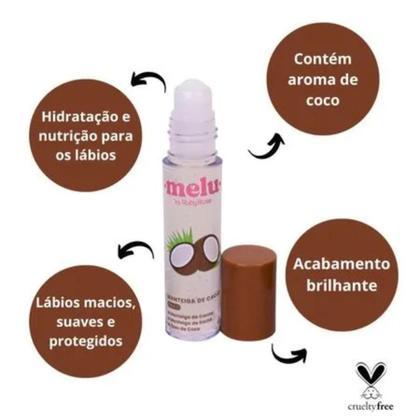 Imagem de Manteiga de Cacau Melu Ruby Rose Ron Oll - Coco 5,5ml