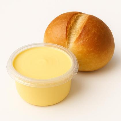 Imagem de Manteiga De Leite 100% Pura Com Sal - 2 Potes Com 500g