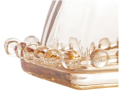 Imagem de Manteigueira de Cristal Pearl Âmbar Wolff