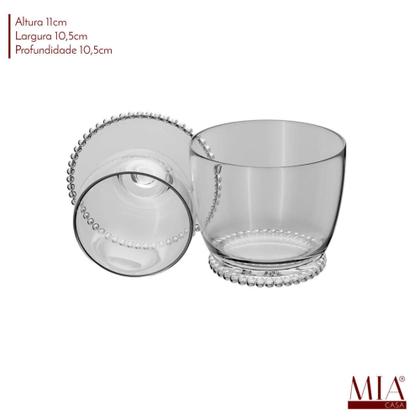 Imagem de Manteigueira Francesa Pearl em vidro 10X11cm