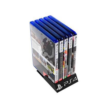 Imagem de Mantenha Organizado: Suporte para 5 Jogos com Praticidade e Toque de Estilo