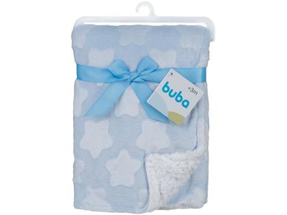 Imagem de Mantinha Dupla Face Estrelinhas Azul Buba