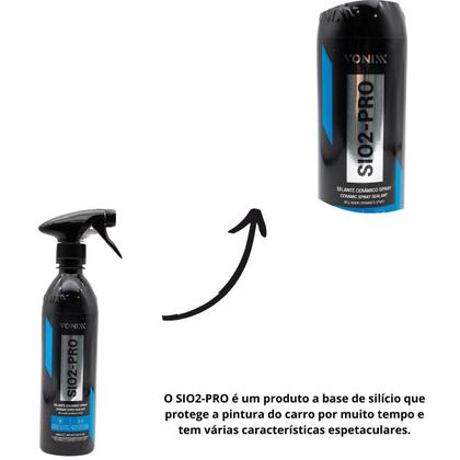 Imagem de Manutenção Para Vitrificadores Sio2-pro 500 Ml Vonixx