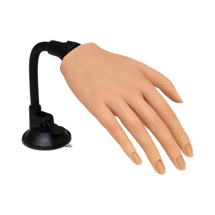 Imagem de Mão de Silicone para Treino de Unhas Acrílicas - Modelo de Prática