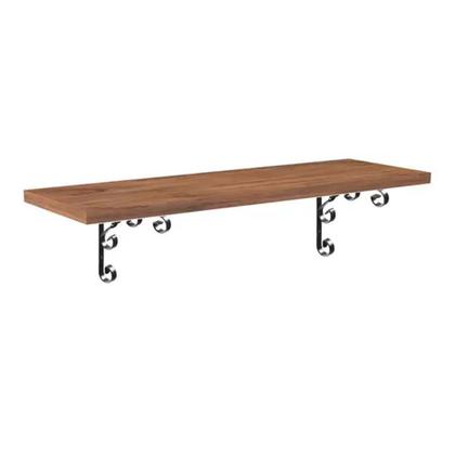 Mão Francesa Colonial 20Cm em Aço Preto Multivisão Imagem de Mão Francesa Colonial 20Cm em Aço Preto Multivisão