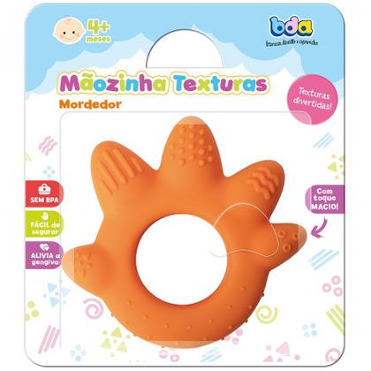 Imagem de Maozinha Textura - Mordedor - Laranja TOYSTER