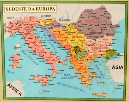 Imagem de Mapa múndi escolar  politico grande completo