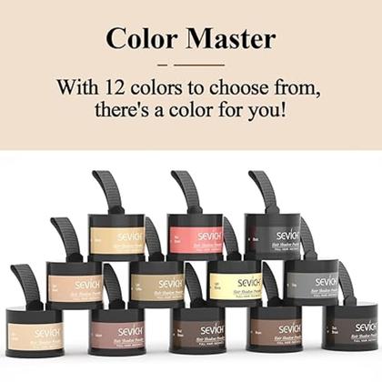 Imagem de Maquiagem Capilar A Prova De Agua Suor Resistente Pó Cabelo Barba Correção de Falhas