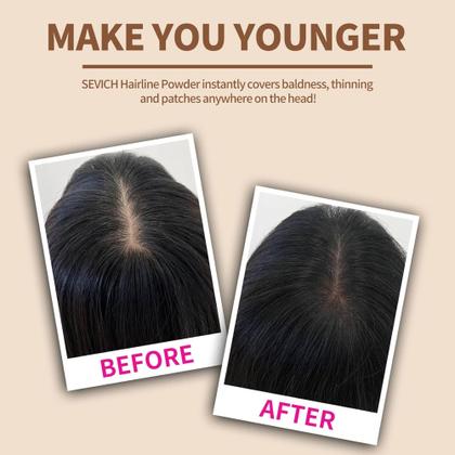 Imagem de Maquiagem Capilar Natural Correção P/ Cabelo Barba Imediato