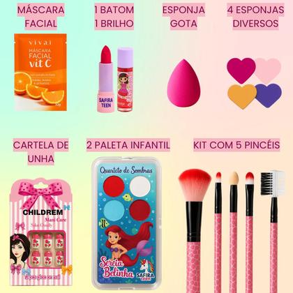 Imagem de Maquiagem Infantil Maleta De Make Top Criança Completa