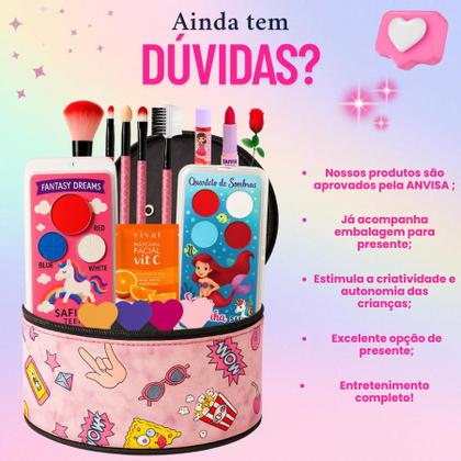 Imagem de Maquiagem infantil presente lindo natal dia das crianças