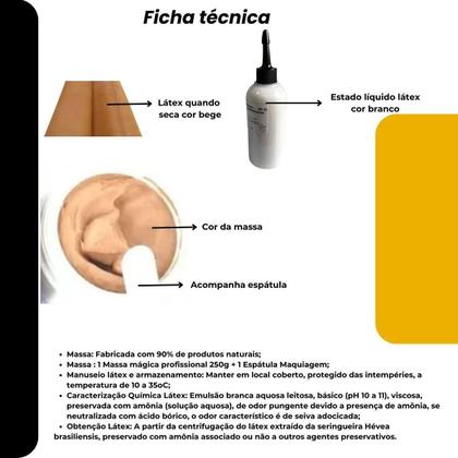 Imagem de Maquiagem Terror Massa Slug 250Gr + Látex Líquido 100Ml