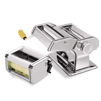 Maquina 4 tipos de massas em inox preparar macarrao e ravioli dupla cilindro prepara - Tempo Real Imagem de Maquina 4 tipos de massas em inox preparar macarrao e ravioli dupla cilindro prepara